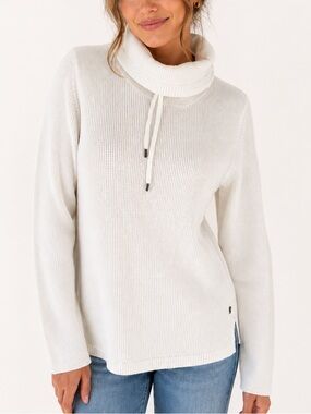 Lauren Ralph Lauren Cream White Knit Pullover Sweater Sweatshirt | Size L or M